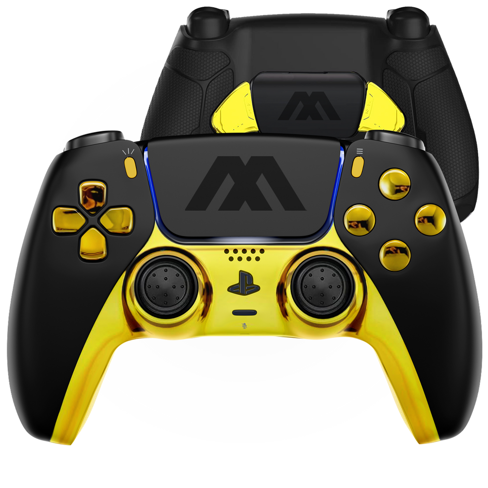 BLACK GOLD EXTREME PS5 SMART PRO MODDED CONTROLLER (Online Order Only)
