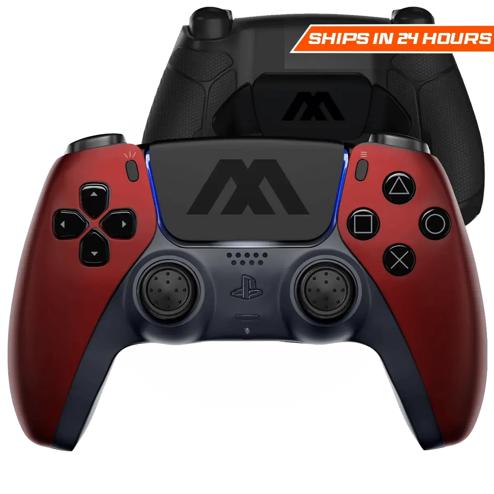 MODDEDZONE RED EXTREME PS5 SMART PRO CUSTOM MODDED CONTROLLER