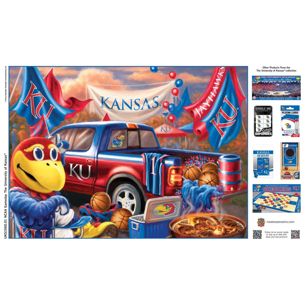 Kansas Jayhawks - Gameday 1000 Piece Jigsaw Puzzle (ONLINE ORDER ONLY)