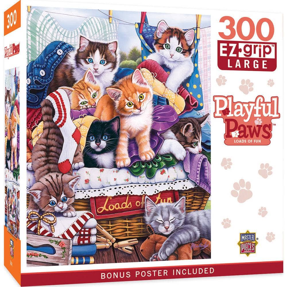 Playful Paws - Loads of Fun 300 Piece EZ Grip Jigsaw Puzzle (ONLINE ORDER ONLY)