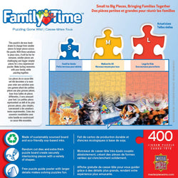 Family Time - Puzzling Gone Wild 400 Piece Jigsaw Puzzle (ONLINE ORDER ONLY)