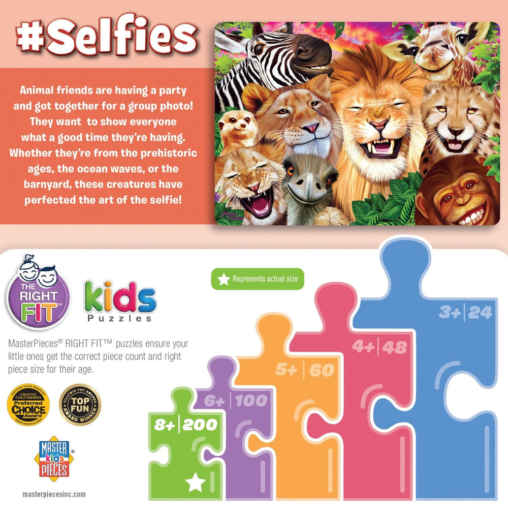 Selfies - Safari Sillies 200 Piece Jigsaw Puzzle (ONLINE ORDER ONLY)