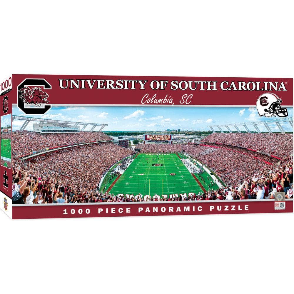 South Carolina Gamecocks - 1000 Piece Panoramic Jigsaw Puzzle - End View (ONLINE ORDER ONLY)