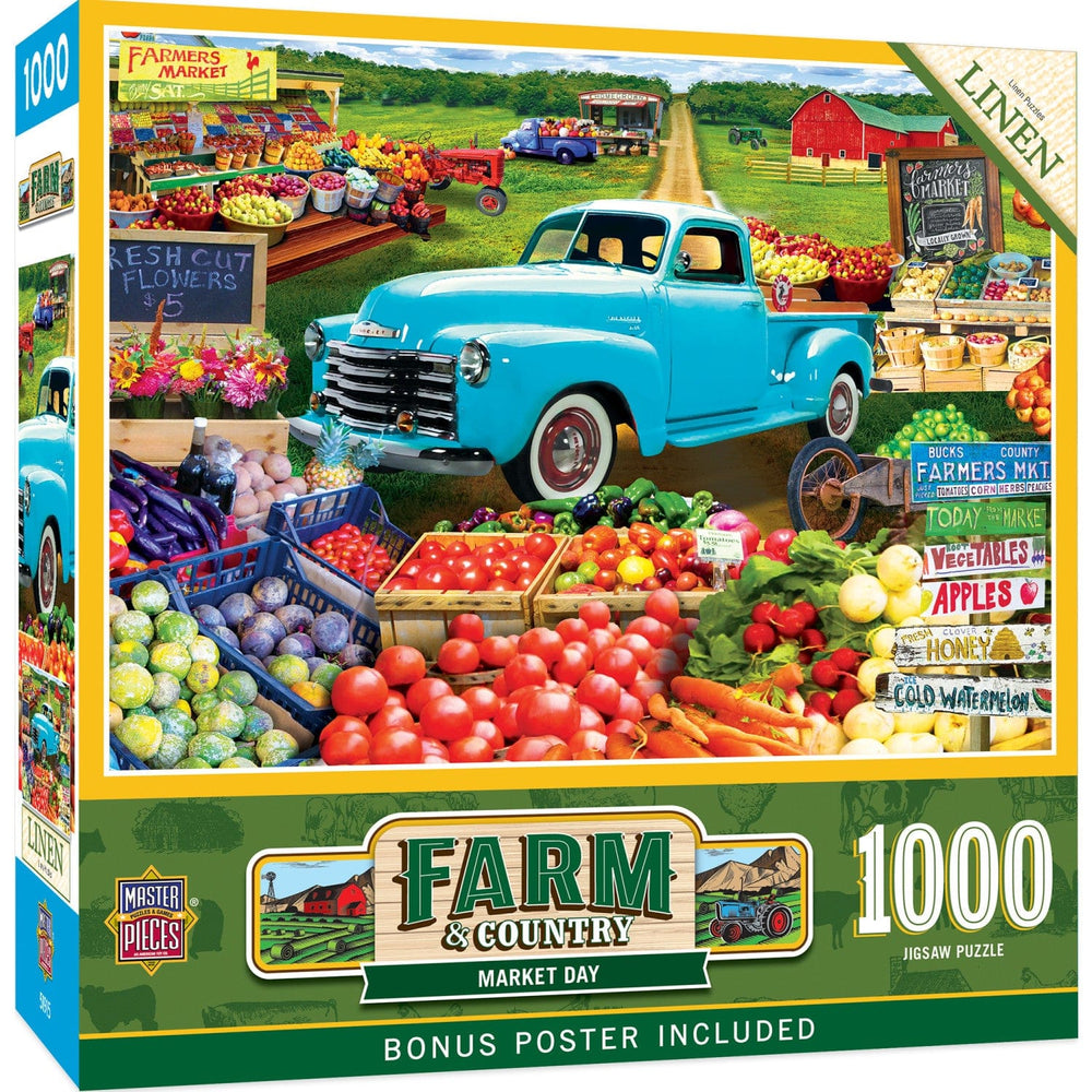 Farm & Country - Market Day 1000 Piece Jigsaw Puzzle (ONLINE ORDER ONLY)