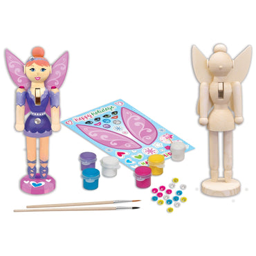 Holiday Craft Kit - Nutcracker Sugarplum Fairy Wood Craft & Paint Kit (ONLINE ORDER ONLY)