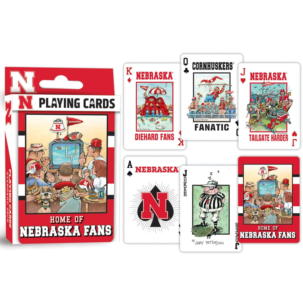 Nebraska Cornhuskers Fan Deck Playing Cards - 54 Card Deck (ONLINE ORDER ONLY)
