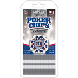 New York Giants 20 Piece Poker Chips (ONLINE ORDER ONLY)