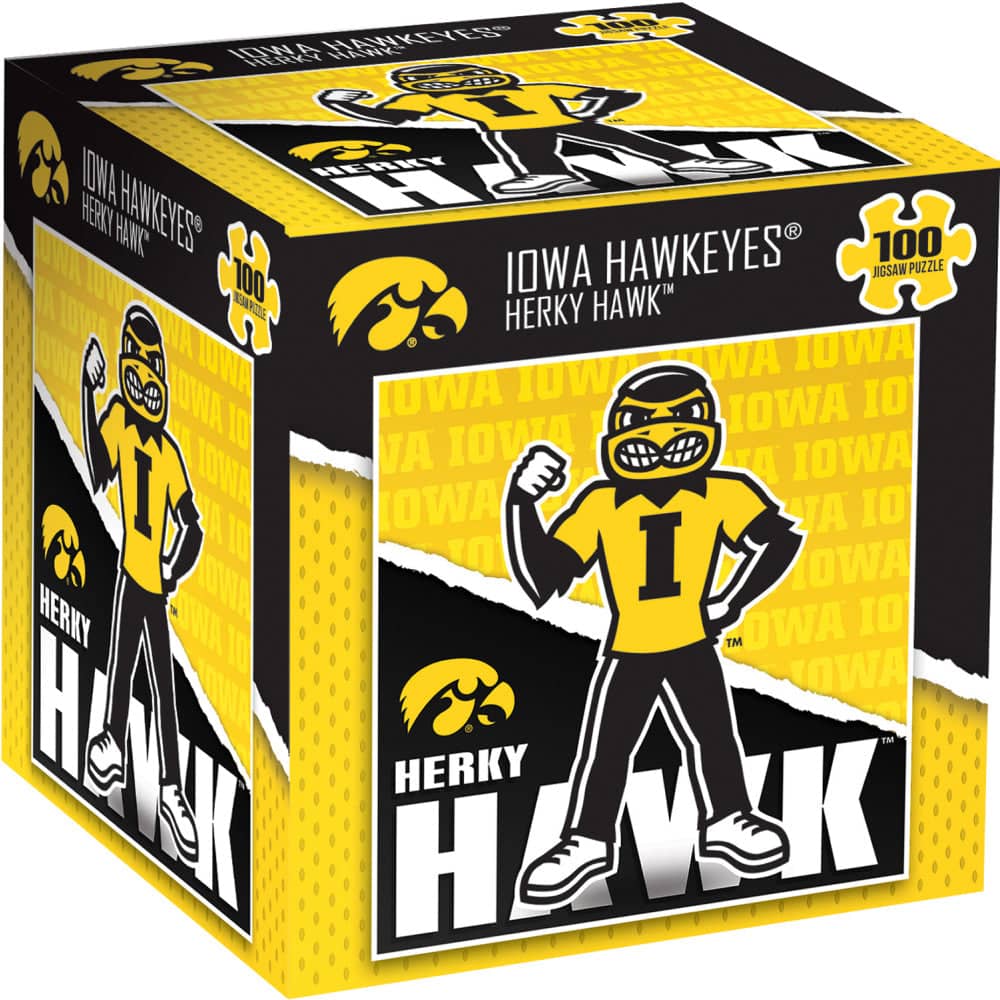 Iowa Hawkeyes - NCAA Mascot 100 Piece Jigsaw Puzzle (ONLINE ORDER ONLY)