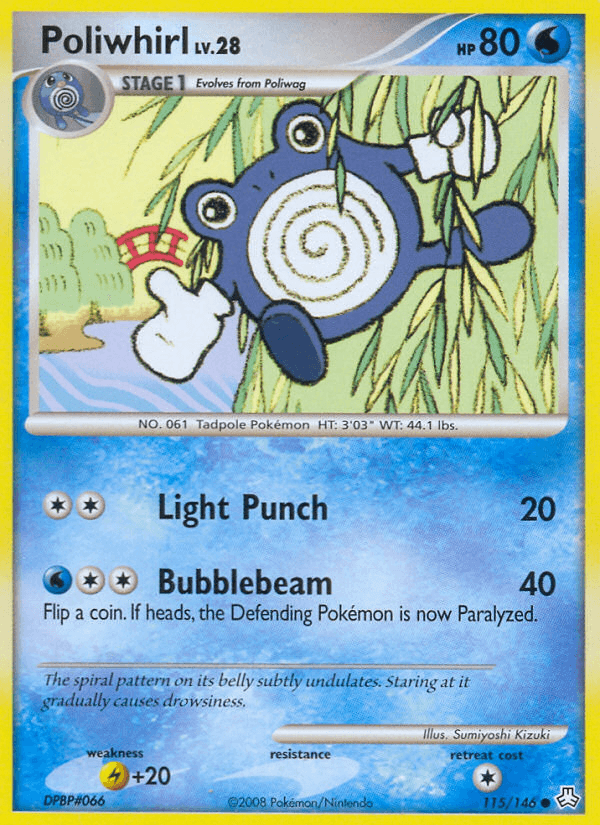 Poliwhirl (115/146) [Diamond & Pearl: Legends Awakened] (Online Only)