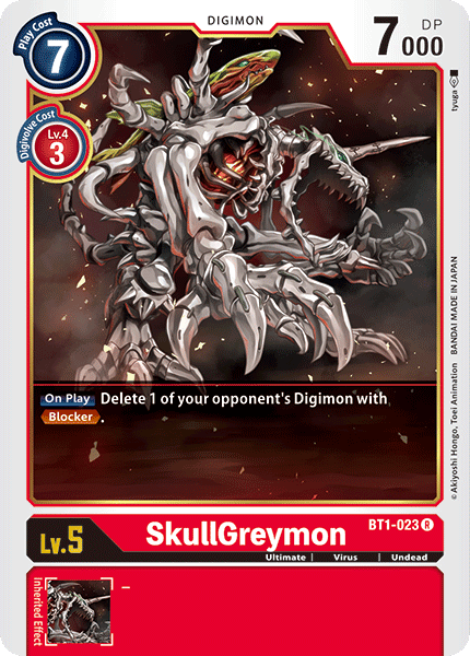 SkullGreymon [BT1-023] [Release Special Booster Ver.1.0] (ONLINE ORDER ONLY)