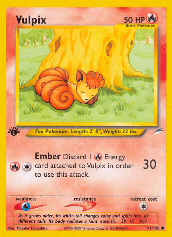 Vulpix (91/105) [Neo Destiny 1st Edition] (Online Only)