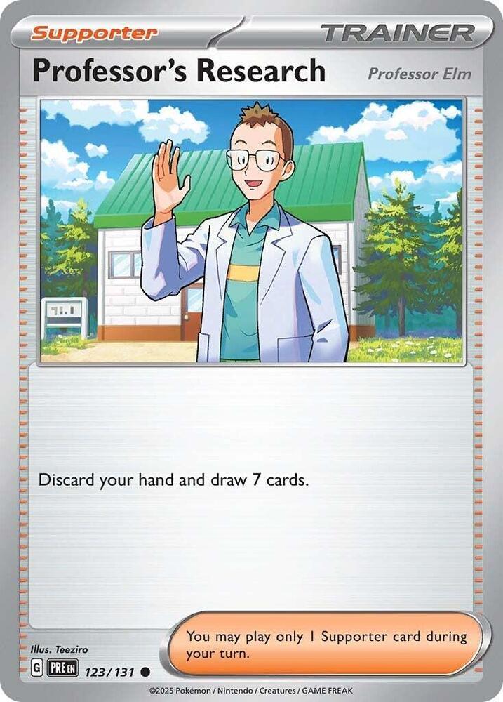 Professor's Research (123/131) [Professor Elm] [Scarlet & Violet: Prismatic Evolutions] (Online Only)