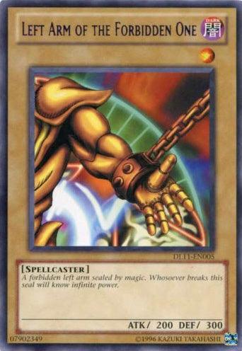 Left Arm of the Forbidden One (Purple) [DL11-EN005] Rare (ONLINE ORDER ONLY)