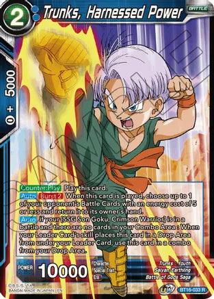 Trunks, Harnessed Power (BT16-033) [Realm of the Gods] (ONLINE ORDER ONLY)