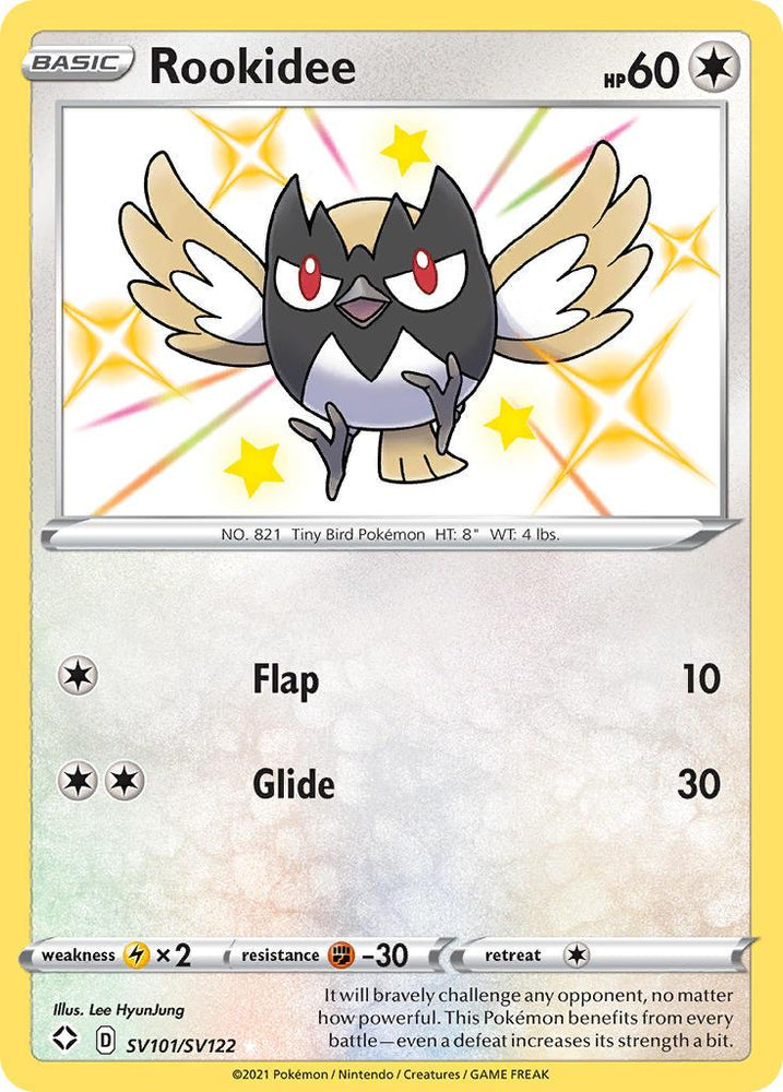 Rookidee (SV101/SV122) [Sword & Shield: Shining Fates] (Online Only)