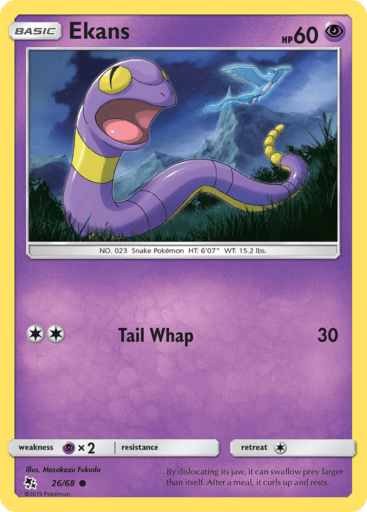 Ekans (26/68) [Sun & Moon: Hidden Fates] (Online Only)