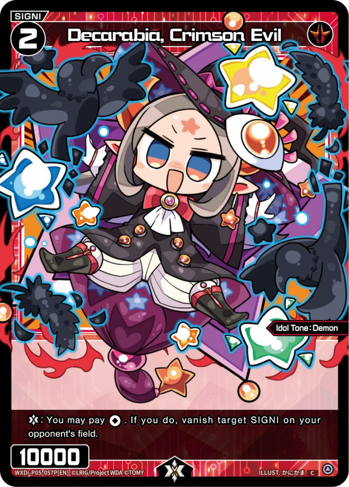 Decarabia, Crimson Evil (Parallel Foil) (WXDi-P05-057P) [Curiosity Diva]