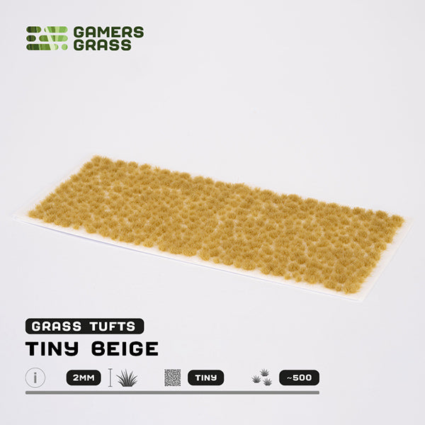Gamers Grass Tufts: Beige- Tiny (ONLINE ORDER ONLY)