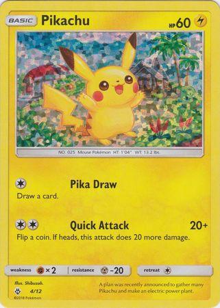 Pikachu (4/12) [McDonald's Promos: 2018 Collection] (Online Only)