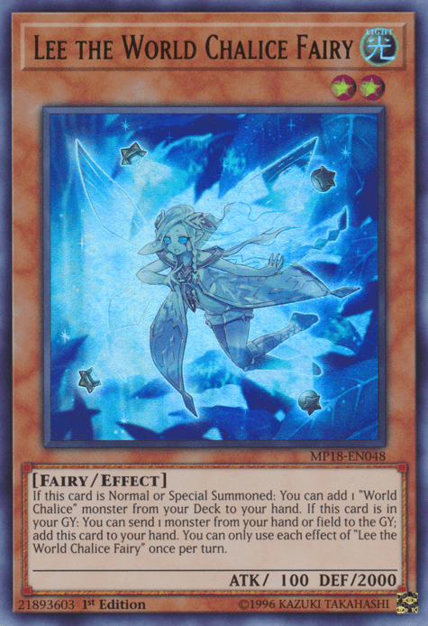 Lee the World Chalice Fairy [MP18-EN048] Ultra Rare (ONLINE ORDER ONLY)