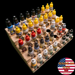 Paint Rack - 26mm, For Vallejo and Army Painter Style Dropper Bottles (Online Order Only) (Online Order Only)