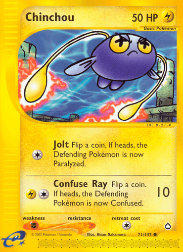Chinchou (71/147) [Aquapolis] (Online Only)