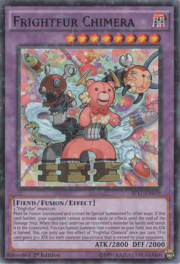 Frightfur Chimera [SP17-EN039] Starfoil Rare (ONLINE ORDER ONLY)