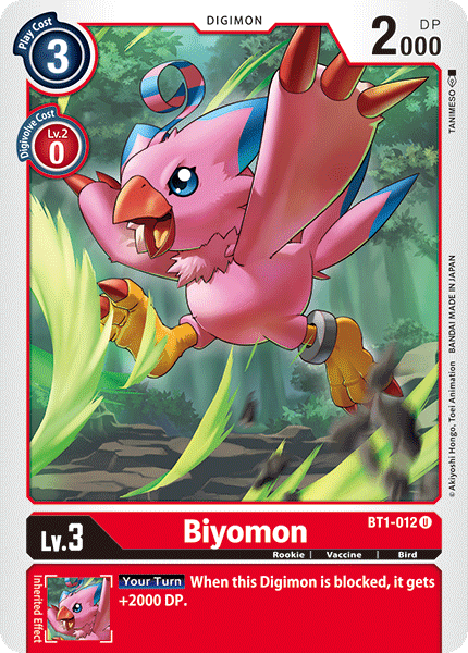 Biyomon [BT1-012] [Release Special Booster Ver.1.0] (ONLINE ORDER ONLY)