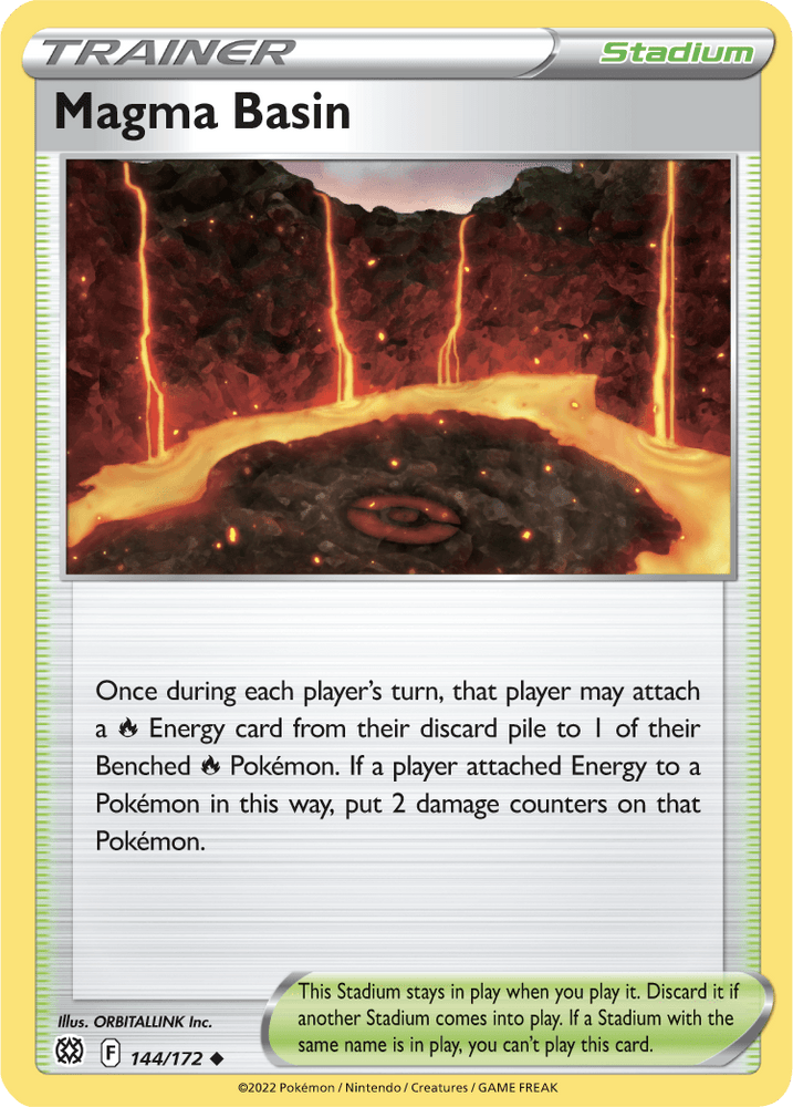 Magma Basin (144/172) [Sword & Shield: Brilliant Stars] (Online Only)