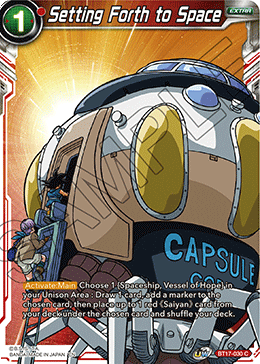 Setting Forth to Space (BT17-030) [Ultimate Squad] (ONLINE ORDER ONLY)