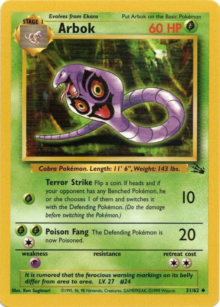 Arbok (31/62) [Fossil Unlimited] (Online Only)