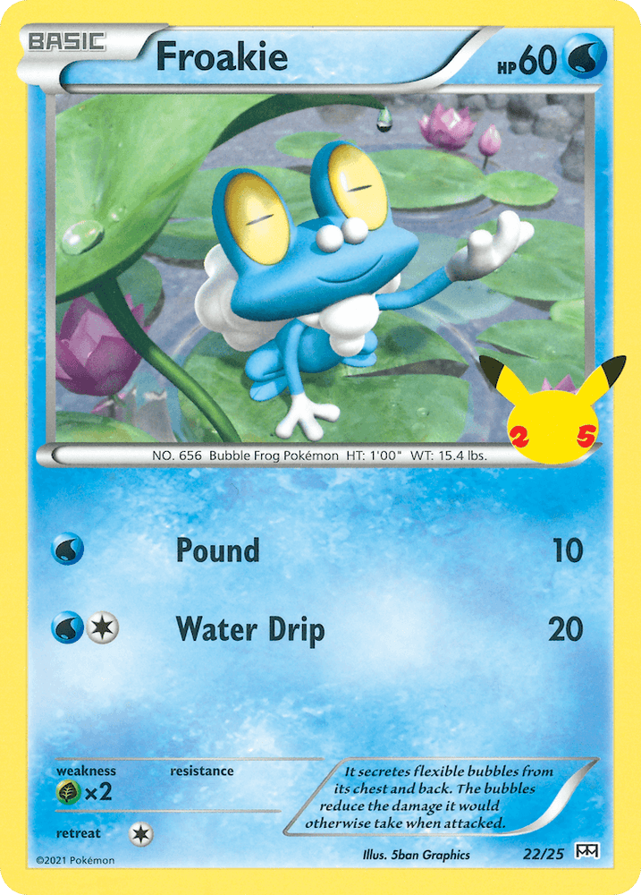 Froakie (22/25) [McDonald's 25th Anniversary] (Online Only)