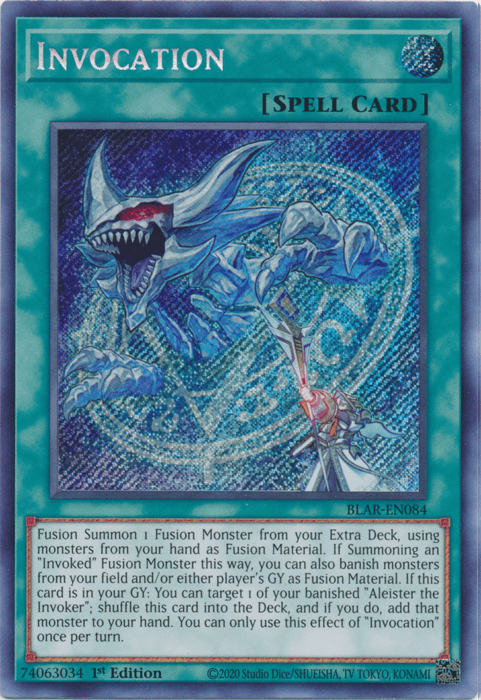 Invocation [BLAR-EN084] Secret Rare (ONLINE ORDER ONLY)