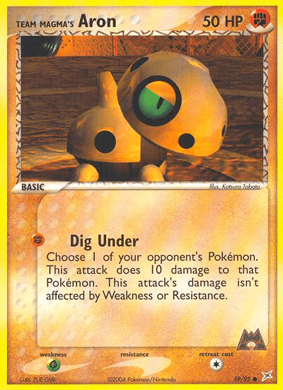 Team Magma's Aron (59/95) [EX: Team Magma vs Team Aqua] (Online Only)