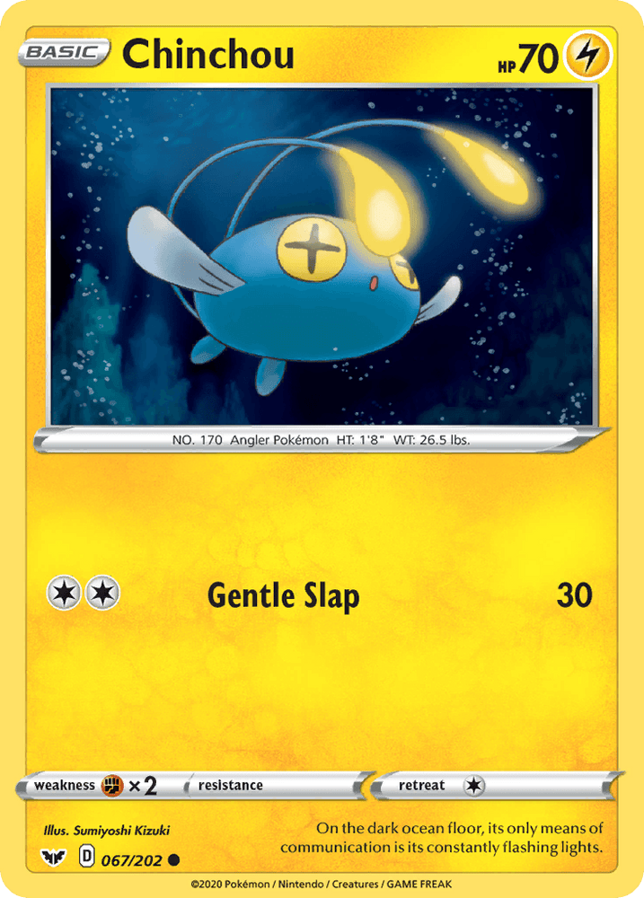 Chinchou (067/202) [Sword & Shield: Base Set] (Online Only)