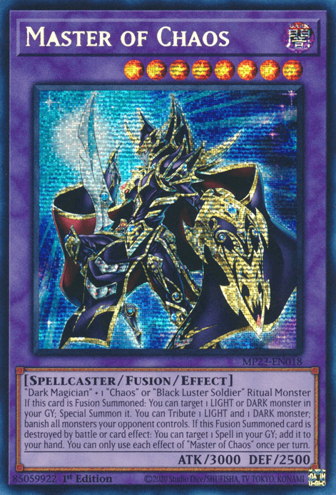 Master of Chaos [MP23-EN018] Prismatic Secret Rare (ONLINE ORDER ONLY)