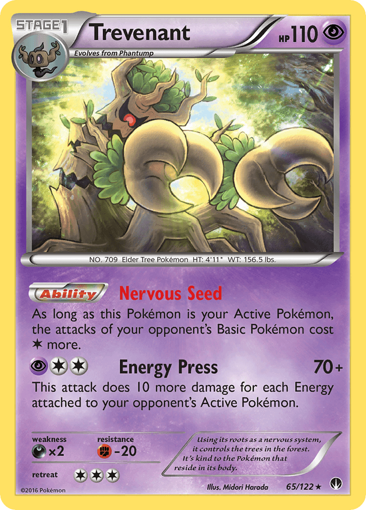 Trevenant (65/122) [XY: BREAKpoint] (Online Only)