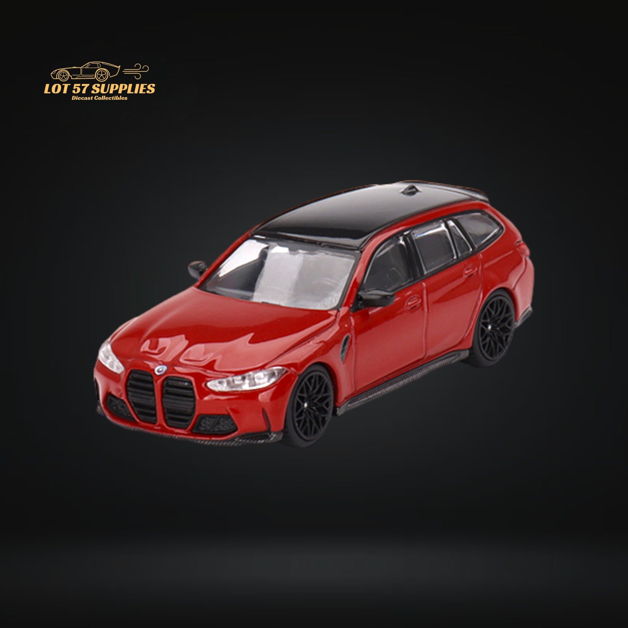 Mini-GT BMW M3 Competition Touring Toronto Red Metallic #700 1:64 MGT00700 (ONLINE ORDER ONLY)