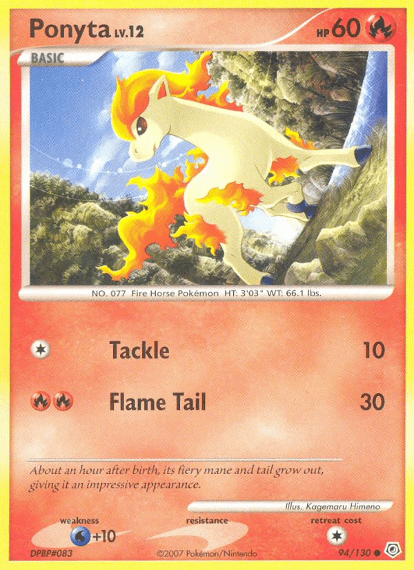 Ponyta (94/130) [Diamond & Pearl: Base Set] (Online Only)