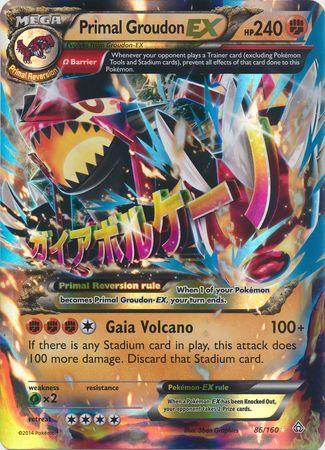 Primal Groudon EX (86/160) (Jumbo Card) [XY: Primal Clash] (Online Only)