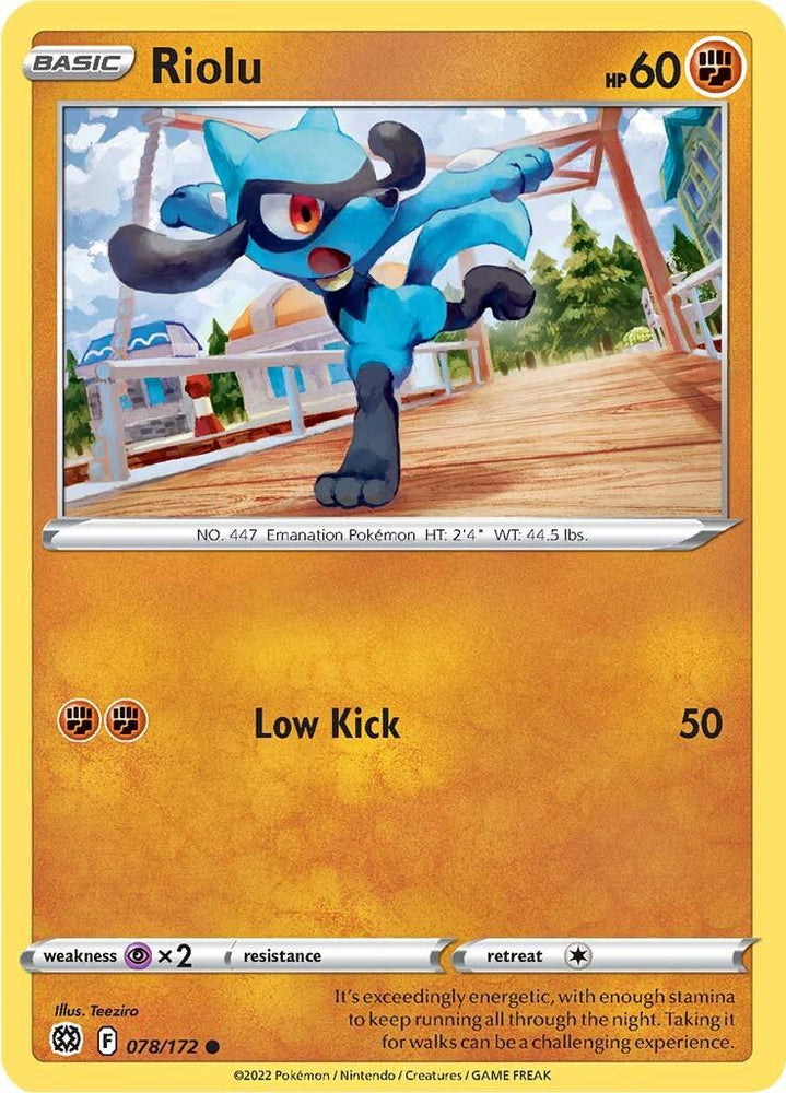 Riolu (078/172) [Sword & Shield: Brilliant Stars] (Online Only)