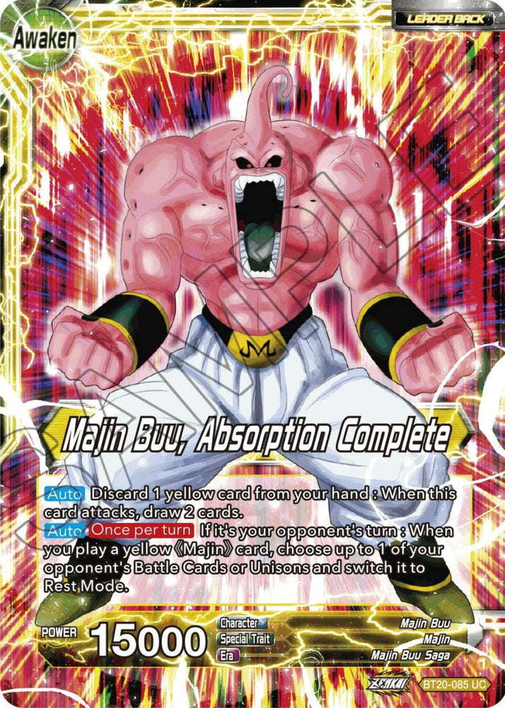 Majin Buu // Majin Buu, Absorption Complete (BT20-085) [Power Absorbed] (ONLINE ORDER ONLY)