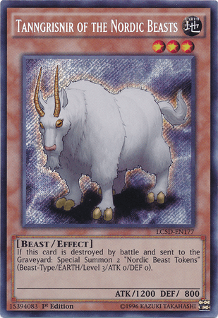 Tanngrisnir of the Nordic Beasts [LC5D-EN177] Secret Rare (ONLINE ORDER ONLY)