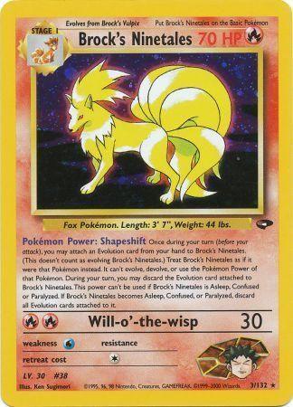 Brock's Ninetales (3/132) [Gym Challenge Unlimited] (Online Only)