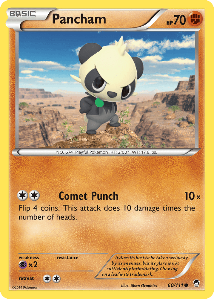 Pancham (60/111) [XY: Furious Fists] (Online Only)