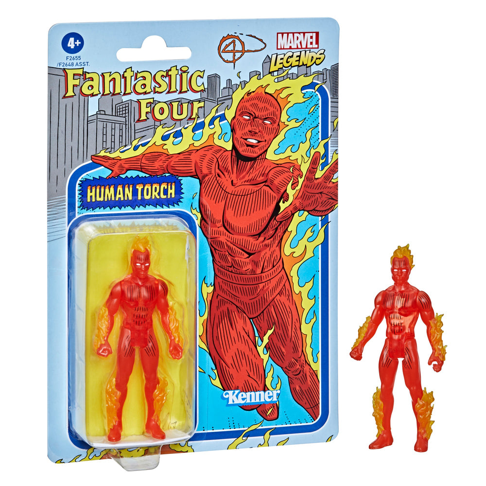 Retro Collection Marvel Legends - Human Torch 3.75-inch Action Figure (ONLINE ORDER ONLY)