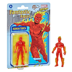 Retro Collection Marvel Legends - Human Torch 3.75-inch Action Figure (ONLINE ORDER ONLY)