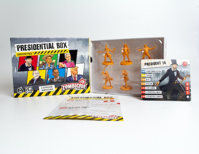 Zombicide: 2nd Edition - Presidential Box - Kickstarter Exclusive Survivor Pack (ONLINE ORDER ONLY)
