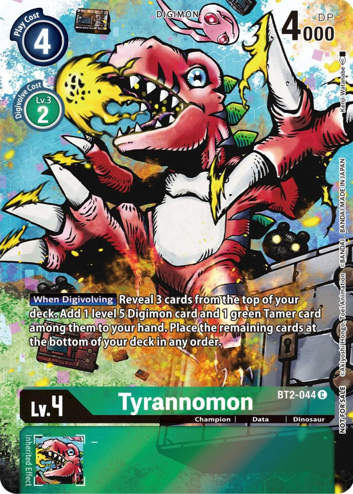 Tyrannomon [BT2-044] (25th Special Memorial Pack) [Release Special Booster Promos] (ONLINE ORDER ONLY)