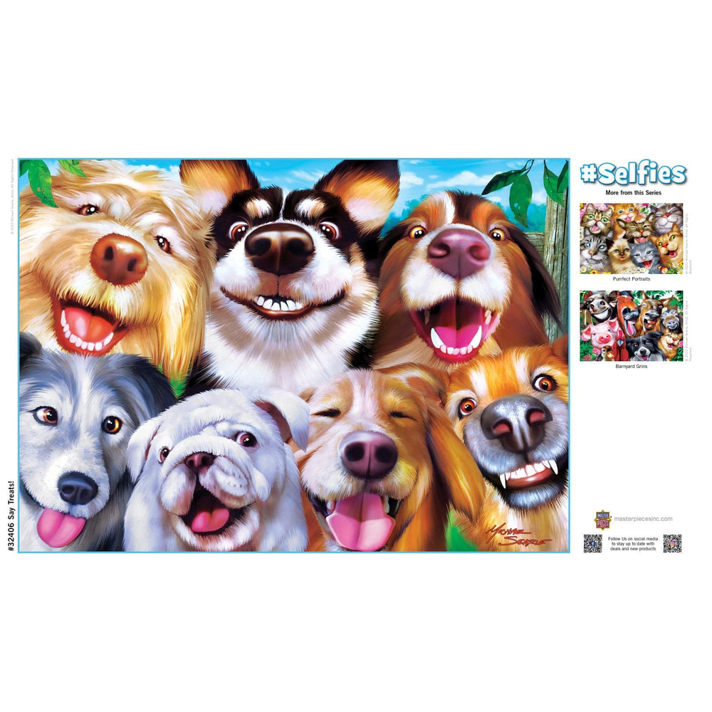 Selfies - Say Treats! 500 Piece Jigsaw Puzzle (ONLINE ORDER ONLY)